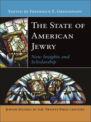 cover image of The State of American Jewry